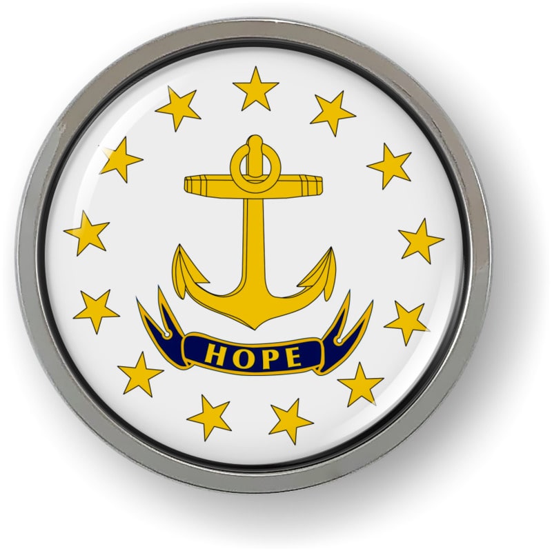 Rhode Island - State Flag Emblem